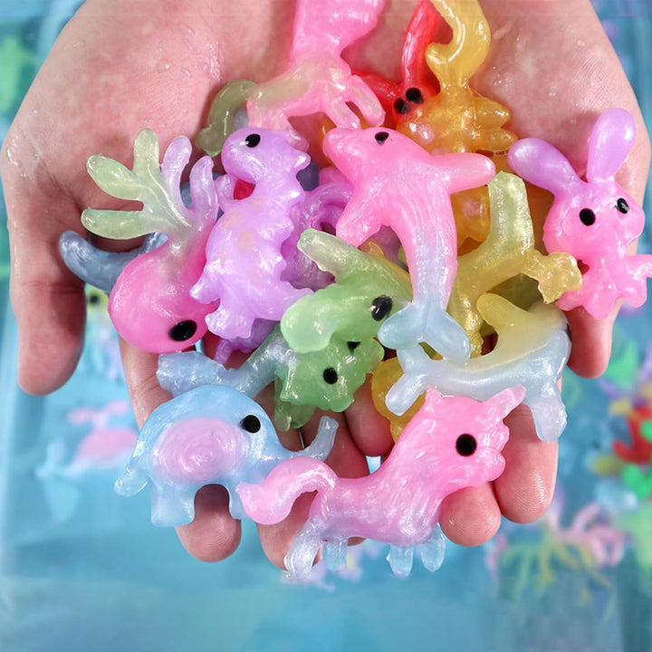 Aqua Fairy Water Gel Kit for Kids, Magic Water Elf Toy Kit with 20 Colors Magic Gel, Aqua Fairy Kit with 24 Shape Molds, Crate Your Own Magic Elf Kits Water Pets Craft Kits for Kids