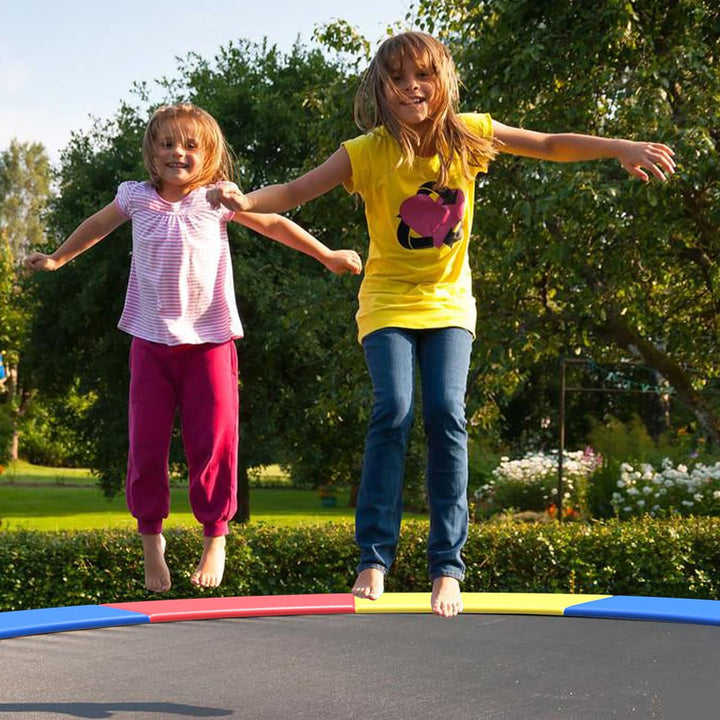 8Ft 10Ft 12Ft 14Ft 15Ft 16Ft Trampoline Pad, Tear-Resistant Edge Cover Springs Protection Pad, All Weather Replacement Trampoline Safety Pad