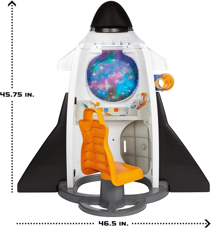 Adventure Rocket Realistic Space Astronaut Pretend Role Play for Kids, Boys, Girls, 2-6 Years Old, 40 X 18 X 18 Inches