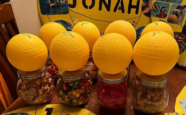Spike Replacement Balls | 3.5Inch Yellow Soft Rubber Roundnet Game Balls