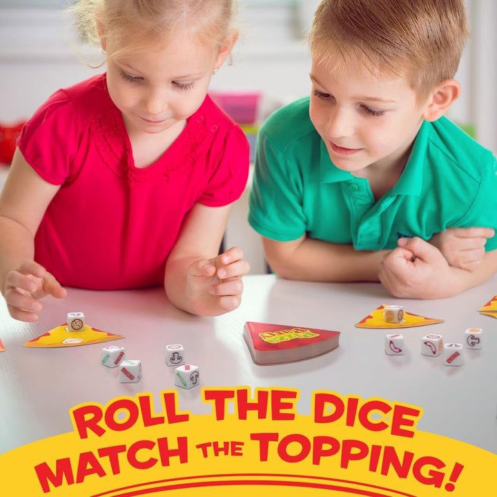 , Pizza Party Dice Game, Dice Game for Kids and Families, Ages 6+