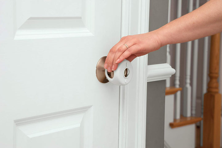 Parent Grip Door Knob Covers, White, One Size,4 Count (Pack of 1) (HS3260600), Packaging May Vary