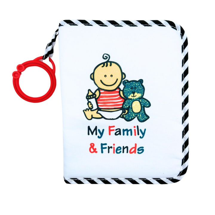 Baby'S First Photo Album - My First Family Photo Album for Baby - Soft Fabric, Baby Safe, Easy to Clean, Holds 17 Photos, Personalize with Your Favorite Pictures, No Hard Edges -