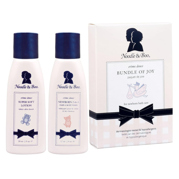 Bundle of Joy Newborn Baby Gift Set ; Newborn 2-In-1 Hair & Body Wash, Super Soft Baby Lotion