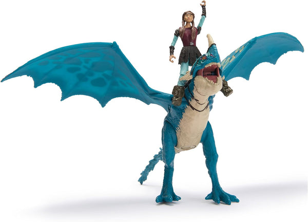 , How to Train Your Dragon, Deadly Nadder & Astrid, Viking Duo Action Figures, Kids Toys for Boys Ages 4 and Up