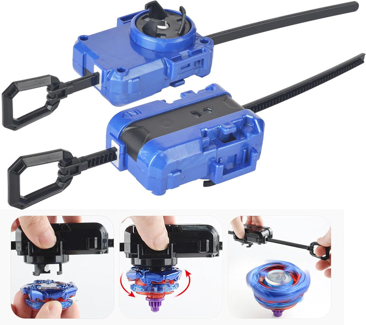 Battling Set, Spinninning Top Burst Boy Combat Battling Game Set, Spinning & Launchers, Greats Birthday Gift for Boys, 8 Spinning Tops
