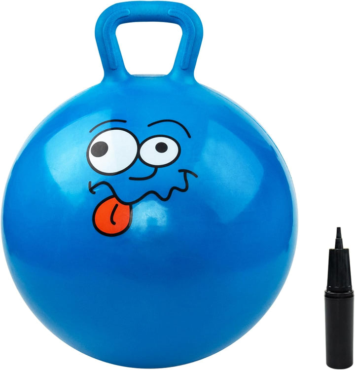 Hopper Ball, Clouds Hopping Toys for Kids, 18 Inch Bouncy Ball with Handle, Inflatable Bouncing Hoppity Hop Toys for Boys and Girls Gifts