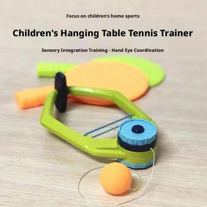 Door Table Tennis Game, Door Game for Kids with Racket & Balls, Adjustable Hanging Table Tennis Trainer, Portable Paddles and Balls Exerciser, Door Frame Doorway for All Ages