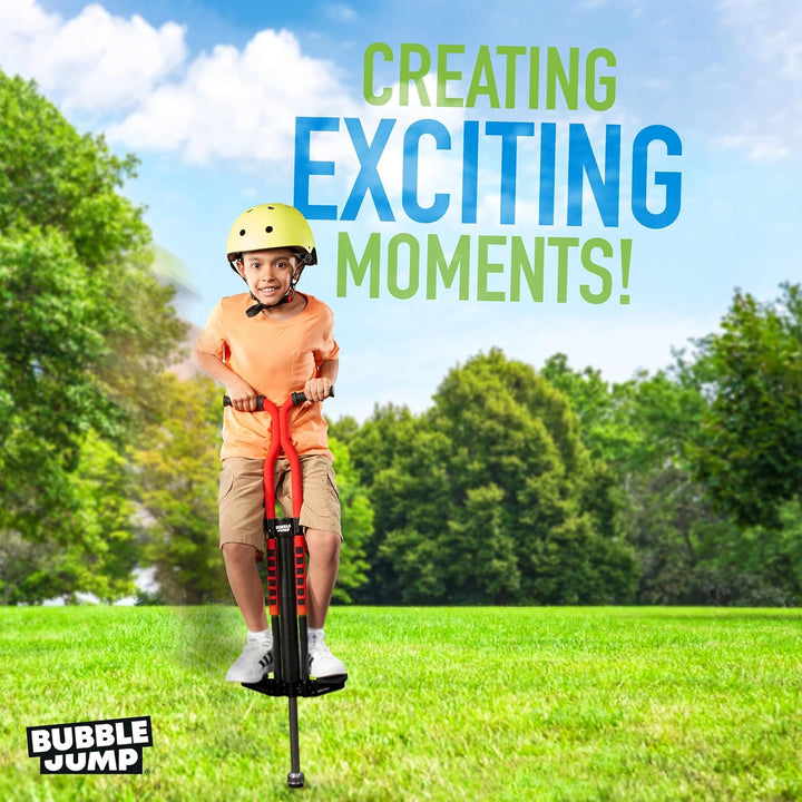 Pogo Stick for Kids Age 10 & up Red - for Boys, Girls, Teens & Adults 80 to 160 Lbs - Easy Grip Rubber Handle Master Jumper Pogo Sticks - High Jumping Kids Pogo Stick