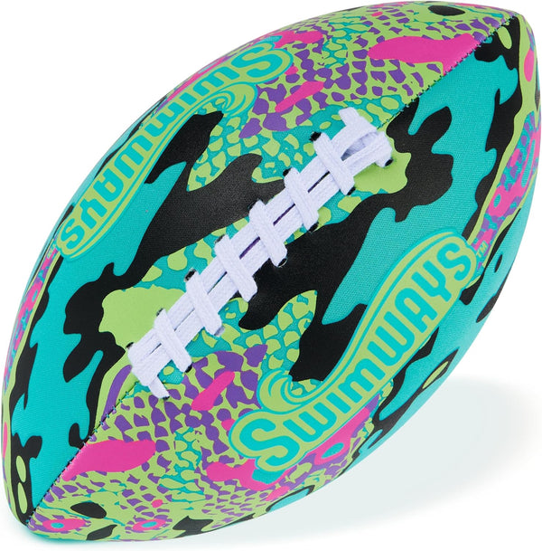 Hydro Waterproof Football, Outdoor Games for Adults and Kids, Swimming Pool Accessories and Pool Party Games,9.25 Inches, Green