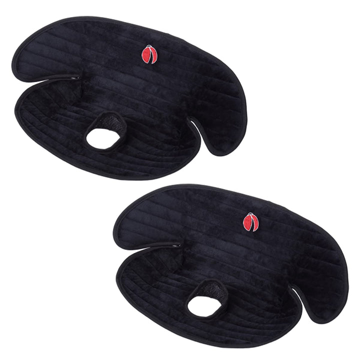 Baby Piddle Pad Car Seat Liner,Potty Training Car Seat Protector with Waterproof Liner for Child Safety Car Seat Stroller and Dinner Chair,Machine Wash and Dry (Plus-Black)