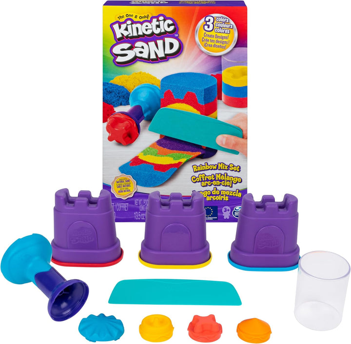 , Mermaid Crystal Playset, over 1Lb of Play Sand, Gold Shimmer Sand, Storage and Tools, Sensory Toys for Kids Ages 3 and Up