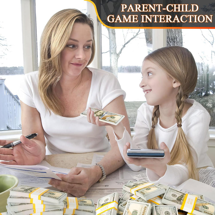 100Pcs Fake Money Prop Money Movie Money Play Money for Kids Education Learning,Develops Early Math Skillsvideos,Board Games,Birthday Parties,Weddings