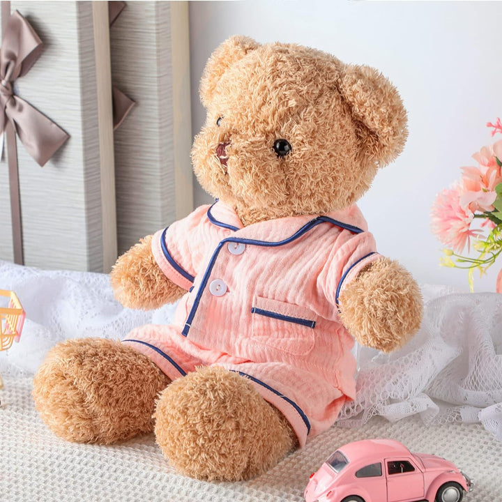 Bear Clothes Pajamas Make Your Own Animals Outfits Fits Most 14 Inches Bear Accessories, Pink