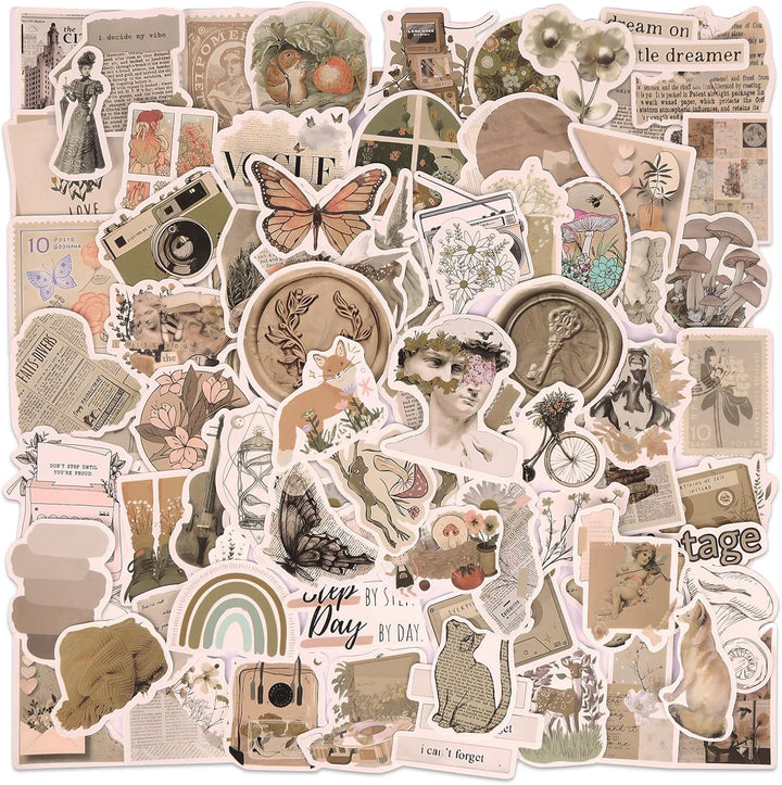 200Pcs Water Bottle Stickers for Kids, Cute Stickers for Water Bottles, Vinyl Waterproof Aesthetic Laptop Sticker Pack Classroom Prizes Skateboard for Kids Teens Girls Students