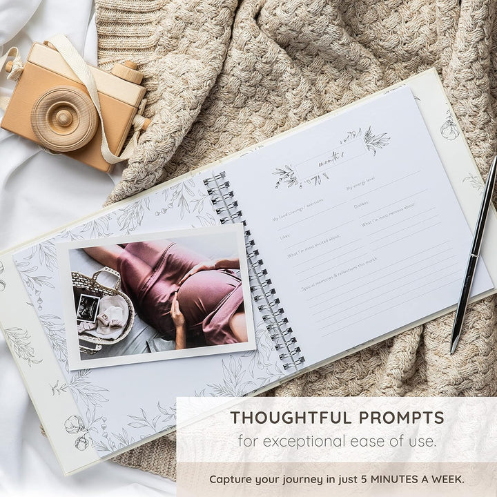 Keepsake Pregnancy Journal to Cherish Forever - a Pregnancy Book to Capture Every Milestone of Mom & Baby’S 9-Month Journey - Pregnancy Baby Journal for Expecting First Time Moms & Experienced Moms