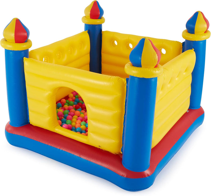 Inflatable Colorful Jump-O-Lene Castle Bounce House, for 2 Kids Ages 3-6 - Large Blow-Up Indoor Outdoor Children'S Bouncer Jumper Playhouse