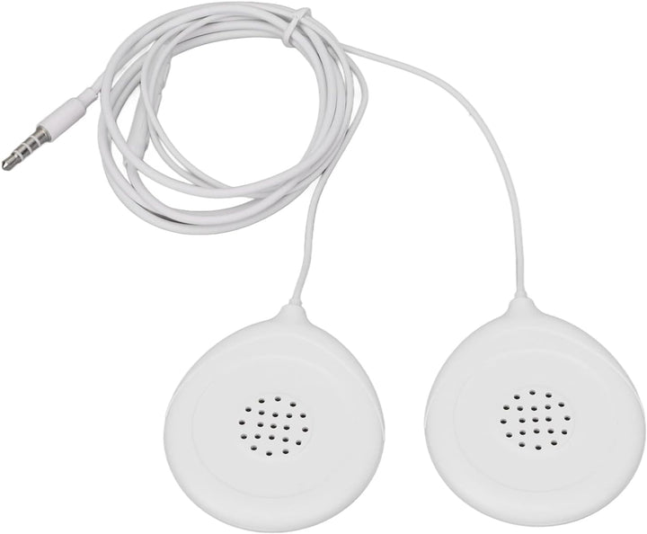 Prenatal Belly Headphone, Baby Heartbeat Monitor Pregnancy Prenatal Belly Speakers Music Splitter 12 Sticker Prenatal Belly Headphone Pregnancy Headphone for Women Mother White
