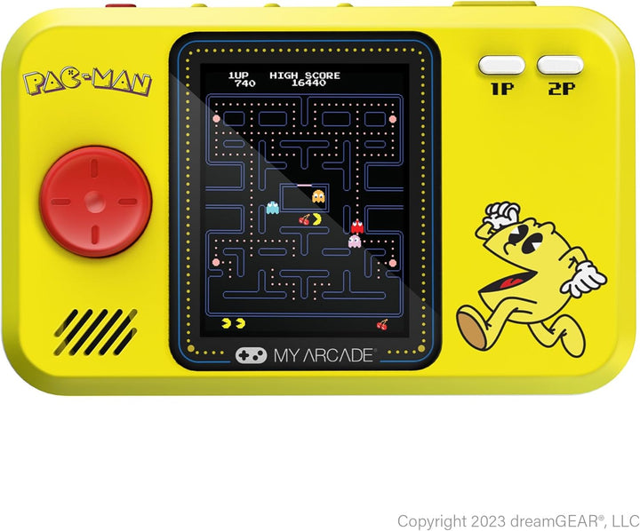 Pac-Man Pocket Player Pro: 2.75" Color Display, Retro Gaming Consoles, Arcade Classics, Family Game Night, Retro Mini