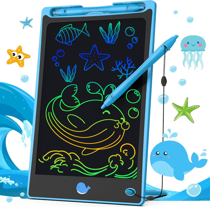 LCD Writing Tablet for Kids 8.8 Inch, Toys for Girls Boys Drawing Pad for 3 4 5 6 7 Year Old Kids Toys, Children’S Day Gift Toddler Doodle Board Travel Essentials, Birthday Gift for Children