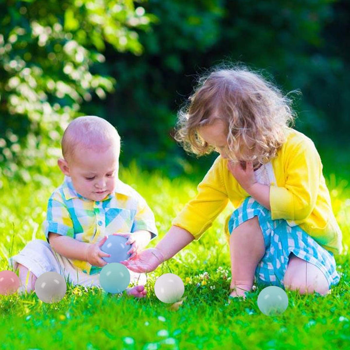 50 100 200 Soft Plastic Ball Pit Balls for Kids, Gift for Baby Toddler Birthday Christmas, Ball Pit Play Tent, Baby Kiddie Pool Water Toys, Party Decoration