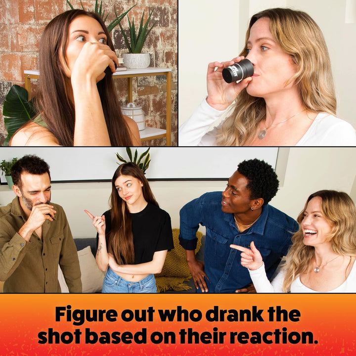 Shot Roulette: the Roulette Wheel Drinking Game by Buzzed, Drinking Games for Adults, Group Drinking Games, Great for Funny Gifts, Includes 1 Shot Roulette Wheel, 6 Glasses, 12 Tokens, Instructions