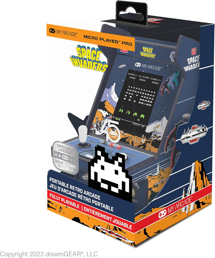 Mega Man Micro Player Pro: Mega Man Retro Gaming Console Titles 1 through 6, Gifts for Kids and Adults, Video Game Collectibles, Full Color Screen
