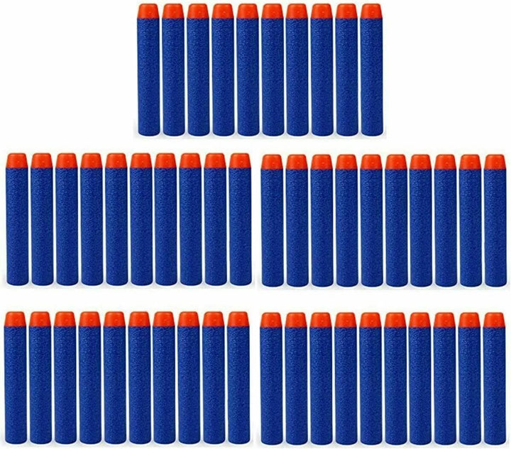 200 Nerf N Strike Blaster Compatible Dart Bullets,200Pcs Nerf Bullet Refill Darts Ammo Premium Foam Bullets Pack Compatible for Nerf N-Strike Elite Guns