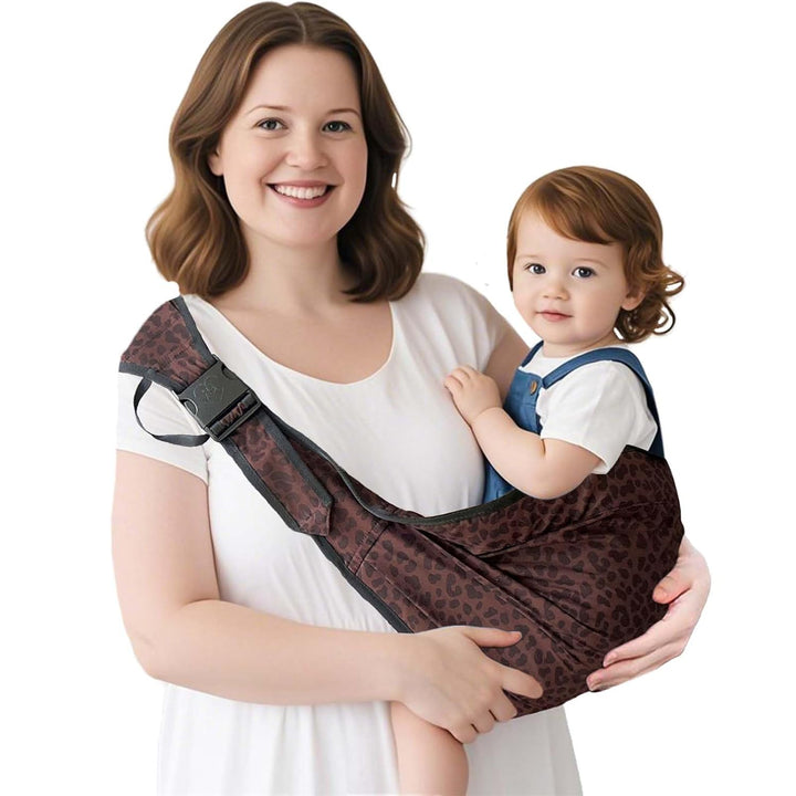 Baby Sling Carrier,Baby Carrier Newborn to Toddler Carrier Essentials Safety Non-Slip Baby Half Wrapped Sling Hip Holderr Carrying 8-35Lbs(Black)