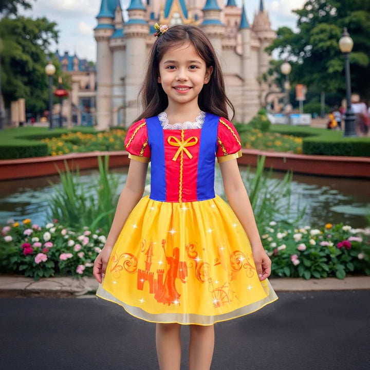 Princess Dress up - Princess Dresses for Girls with Princess Toys, Dress up Clothes for Little Girls Pretend Play