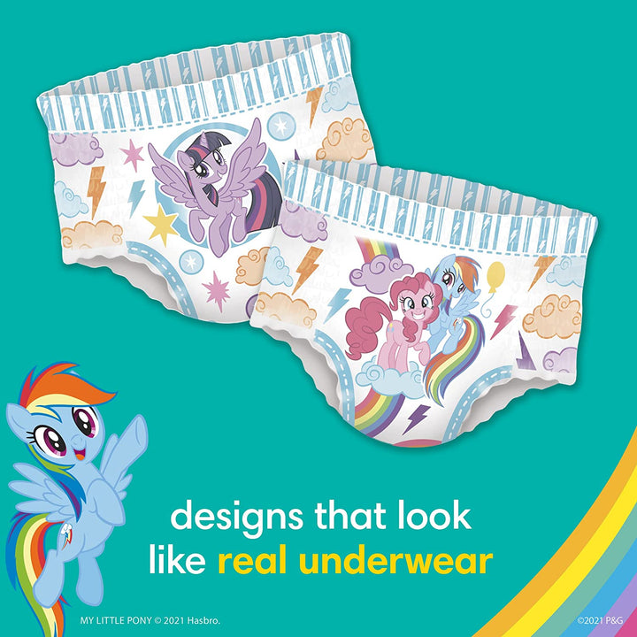 Training Pants - Easy Ups Girls & Boys - Size 3T-4T, 124 Count, My Little Pony Potty Underwear (Packaging May Vary)