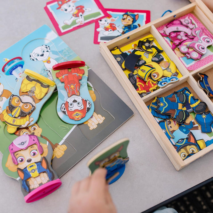 PAW Patrol Wooden Magnetic Pretend Play (64 Pieces)
