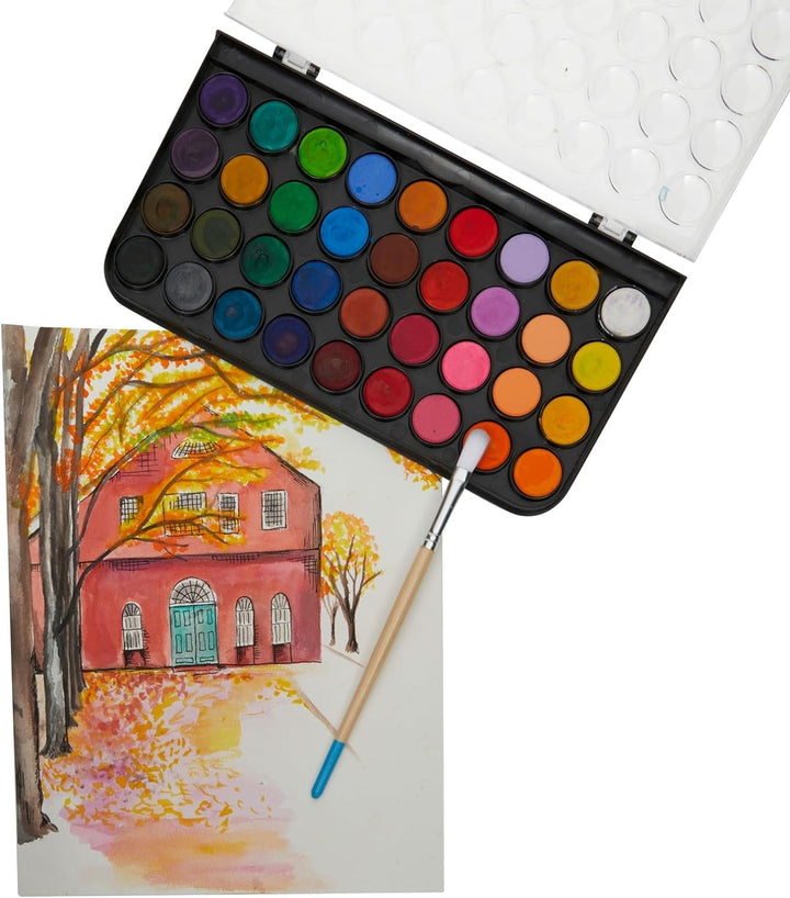 100 Sheets Cold Press Watercolor Paper for Artists and Beginners - 8.5 X 11 in Pack, Paint Paper for Watercolor