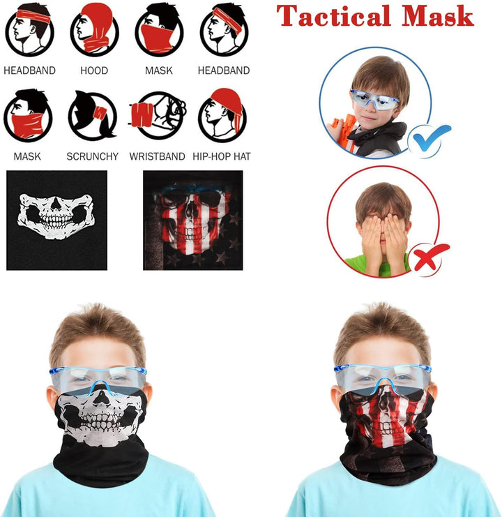 Compatible with Nerf Vest Kit, 2 Pack Tactical Vest for Nerf Gun, N-Strike Elite Jacket for Boys, Girls