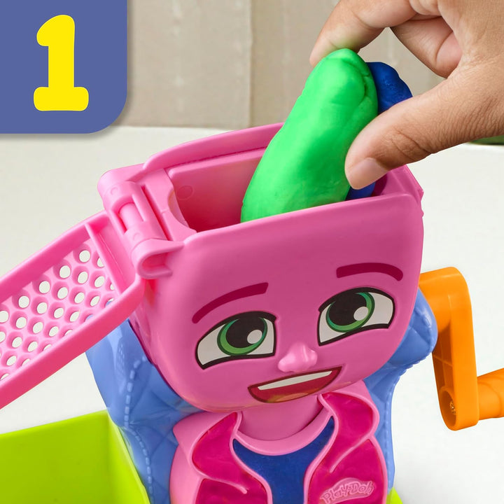 Hair Stylin' Salon Playset with 6 Cans, Pretend Play Toys for Girls and Boys Ages 3 and Up