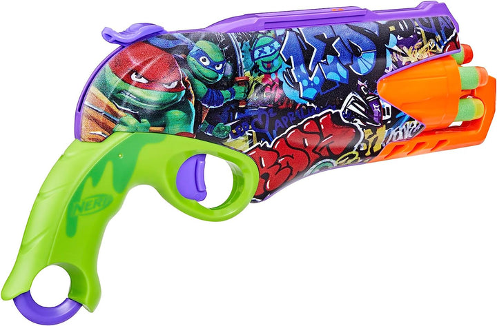 Teenage Mutant Ninja Turtles Blaster, 10 Elite Darts, Toy Foam Blasters, Ages 8 and Up