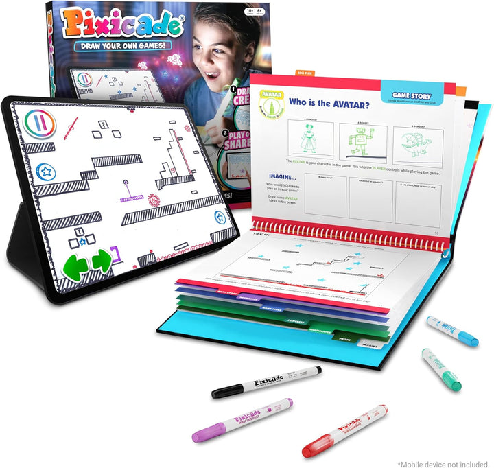 Pixicade! Turn Drawings into Playable Video Games! | Doodle & Draw, Snap Play & Share Instant Video Games! | Mobile Video Game Maker and Creation Studio!