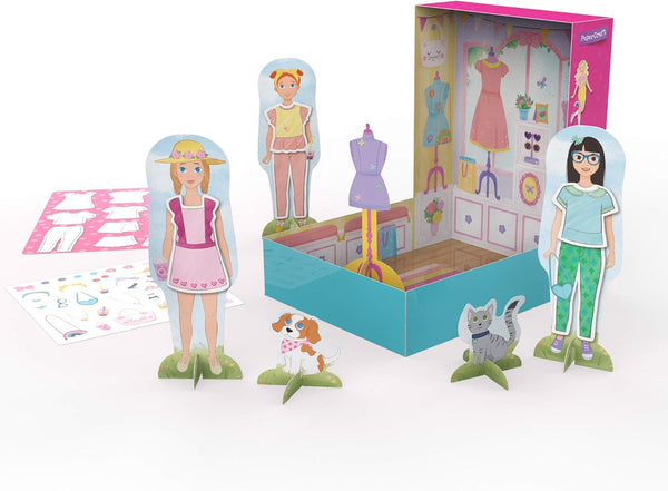 Papercraft Sweet Boutique, Paper Dolls, Fashion Boutique Toy, Ages 3+