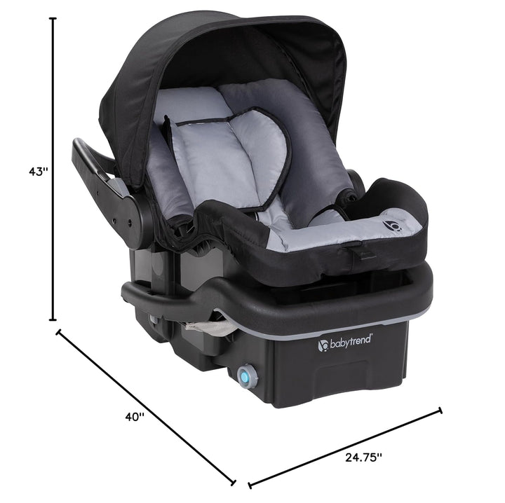 Passport® Switch 6-In-1 Modular Stroller Travel System with Ez-Lift™ plus Infant Car Seat, Dash Black