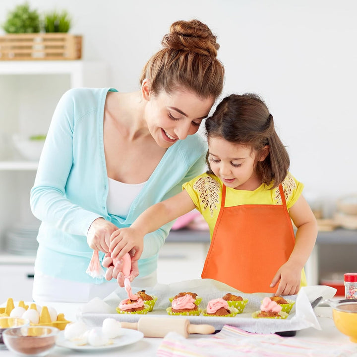 10/20/30 Pcs Kids Painting Apron Kid Art Aprons Toddler Paint Apron Smock with 2 Pockets for Cooking Painting Craft