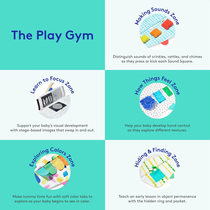 | the Play Gym | Award Winning for Baby , Stage-Based Developmental Activity Gym & Play Mat for Baby to Toddler