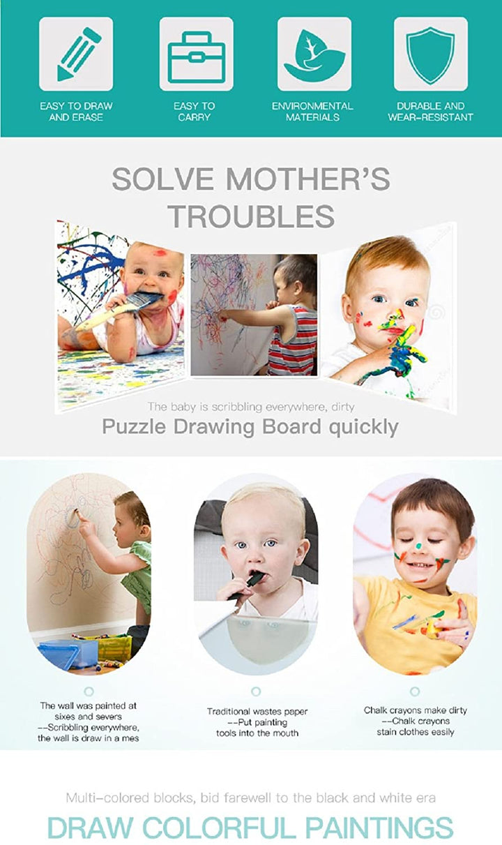Magnetic Drawing Board for Toddlers,Travel Size Toddlers Toys a Etch Toddler Sketch Colorful Erasable with One Carry Bag Magnet Pen and Three Stampers