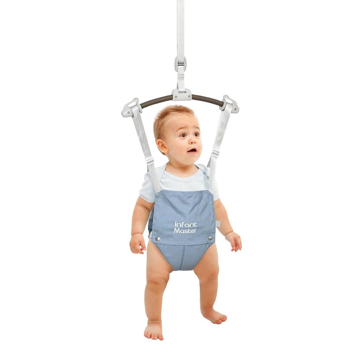 Baby Doorway Jumpers, Sturdy Johnny Jumper Adjustable 10.8"-23.6" Strap, Soft Baby Johnny Bouncer W/Seat Bag, Protable Doorway Jumper and Boucer for Baby, Ideal Gift for Infant