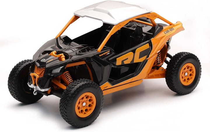 Can-Am Maverick X3 XRC Turbo ATV Orange and Black 1/18 Diecast Model