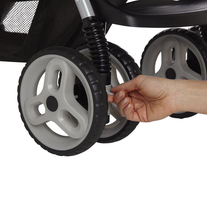 Duoglider Double Stroller | Lightweight Double Stroller with Tandem Seating, Glacier