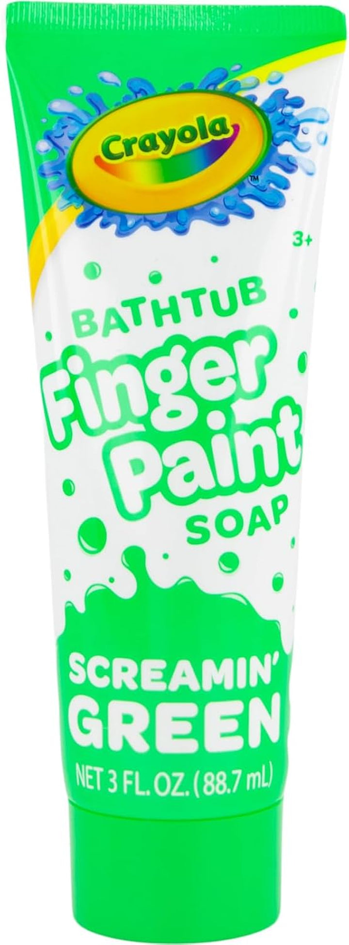 Bathtub Fingerpaint 5 Color Variety Pack, 3 Ounce Tubes (Bluetiful Blue, Screamin' Green, Radical Red, Flamingo Pink, Royal Purple) Color Your Bath Easily Washable Finger Paints