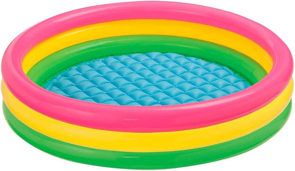 Kiddie Pool - Kid'S Summer Sunset Glow Design - 58" X 13"