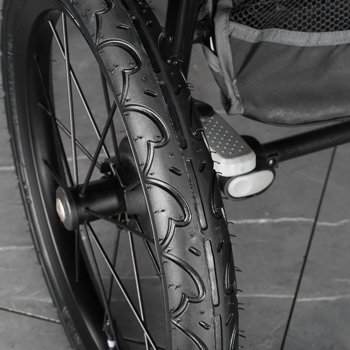 One Set Rear 16X1.75 Tire (47-305) and 16X1.75/2.125 Inner Tube for Kid Bicycle Bob Revolution Se/Pro/Flex,Compatible with 3-Wheeler BOB Gear Jogging Troller Models