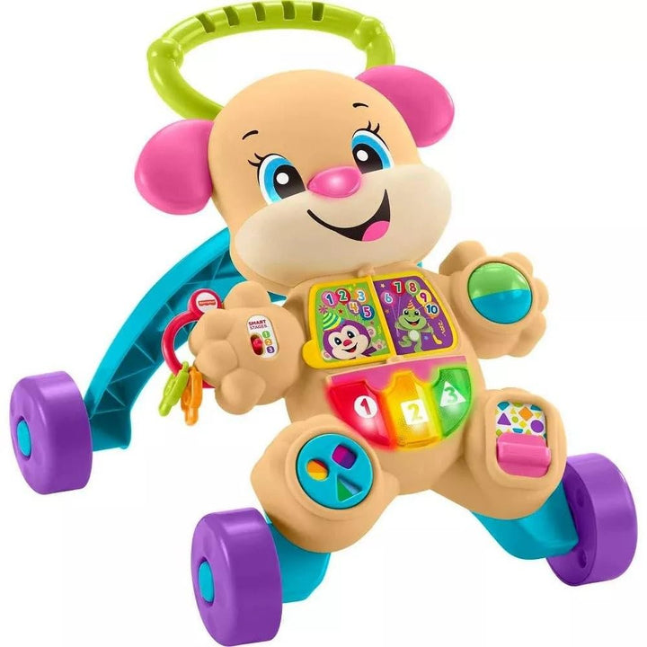 Baby Toy Laugh & Learn Smart Stages Learn with Puppy Walker with Music Lights & Activities for Infants Ages 6+ Months