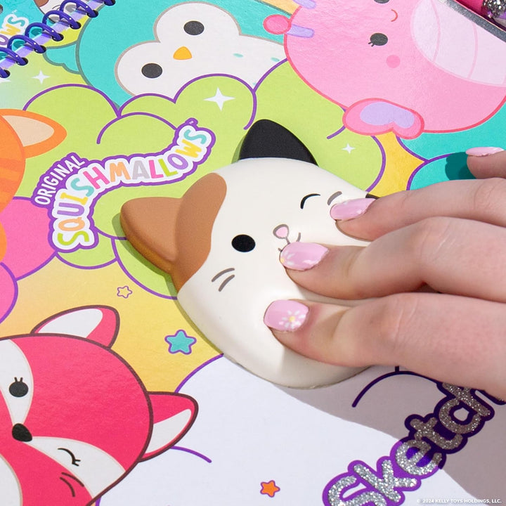 Original Sketchbook, over 20 Stationery Supplies, Features Scrapbook Stickers, Cam the Cat Fidget Toy, Drawing Paper, Great Kids Craft, Coloring Books for Kids Ages 4-8